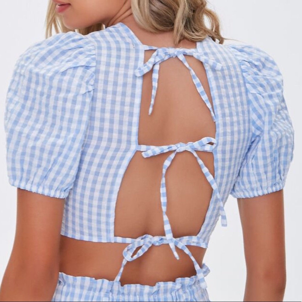 NWT back tie top